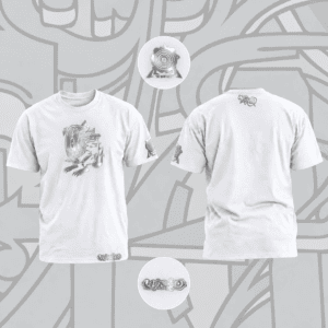 LIMITED WRX GRAPHIC SILVER FOIL TSHIRT - WHITE